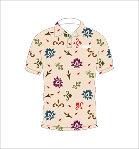 เสื้อโปโลพิมพ์ลายดอกไม้แบบกำหนดเอง แขนสั้น สวมใส่สบาย เหมาะสำหรับกอล์ฟ เทนนิส ชุดทีมฤดูร้อน - Product Image 5