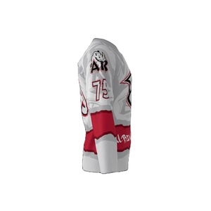 Maillots de hockey sur glace personnalisés amusants par sublimation – Ensemble d'équipe 100 % polyester respirant à séchage rapide, couleurs et logos personnalisés - Product Image 4