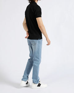 Nueva llegada, camiseta polo de alta calidad para hombre, de manga corta, elástica en cuatro direcciones, hecha a medida, precio al por mayor. - Product Image 2