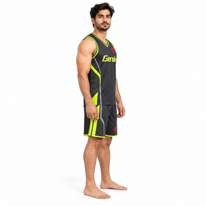 Maillot et short d'uniforme d'équipe de basketball respirants et légers pour l'entraînement, la compétition et l'entraînement sportif - Product Image 3