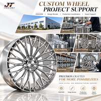 Jantes forgées multi-branches en Y de 18 à 22 pouces, finition argent poli, 5x112 5x114.3 Monobloc VIW-152 pour BMW Audi Mercedes-Benz