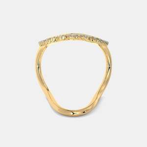 แหวนค็อกเทลดีไซน์เนอร์ Vanki รุ่นใหม่ล่าสุด ทำจากเงินแท้ 925 ชุบทอง 14K ประดับมุก สำหรับผู้หญิง เหมาะสำหรับงานแต่งงาน - Product Image 2