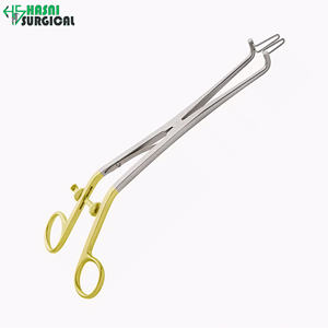 Espéculo endocervical Kogan con mango dorado desviado, instrumento de ginecología - Product Image 2