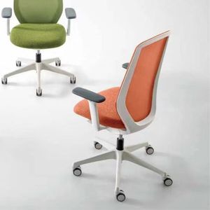 Silla giratoria de oficina tipo malla 3D reposabrazos ajustable estilo cómodo moderno Synergy 3W-MR Vietnam R350 base de nailon - Product Image 5