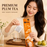 Sachets personnalisés imprimés pour bâtonnets de thé aux fleurs de prunier, sachets imprimés numériquement pour thé aux fruits, poudre de boisson instantanée et emballage de boissons