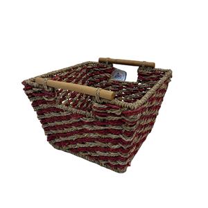 Luxury Square <b>Seagrass</b> <b>Storage</b> <b>Basket</b>-Eco-Friendly Multi-Purpose Precision-Made & Lightweight - Product Image 1