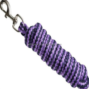 Fournitures équestres personnalisées Équipement pour chevaux Corde en plomb PP pour chevaux Corde en plomb de haute qualité pour chevaux Fabricant de gros - Product Image 2