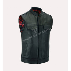 Chaqueta de Cuero para Motocicleta Estilo Vintage Casual de Invierno para Hombre, Talla Grande, Transpirable, Resistente al Viento, con Forro de Bandana - Product Image 1