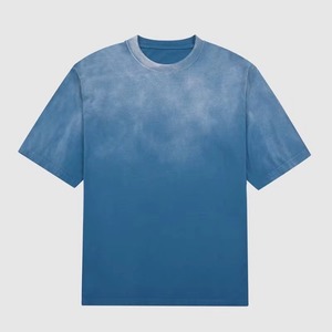 เสื้อยืดแขนสั้นลำลองผู้ชาย ET-067 ผ้าฝ้ายแท้ 100% สีพื้น สไตล์วินเทจ สำหรับงานพิมพ์ดิจิทัล - Product Image 3