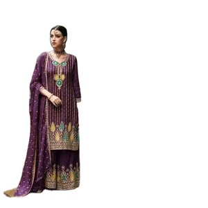 ผ้าปักเลื่อมสำหรับงานปาร์ตี้ปากีสถานอินเดีย - Product Image 1