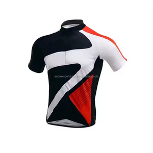 Traje de Ciclismo de media manga de calidad superior personalizado al por mayor, transpirable, cómodo, duradero, estilo de conjunto de uniforme de ciclismo profesional - Product Image 5