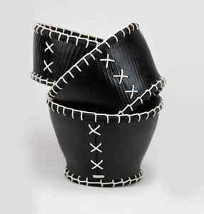 Jardinières et pots en caoutchouc recyclé pour fleurs et plantes, décoration de bureau, panier de rangement en caoutchouc, pot de fleurs et décoration de jardin - Product Image 5