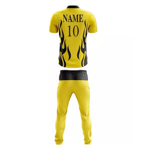 Vêtements de cricket personnalisés pour hommes et femmes, qualité supérieure, 100 % polyester, sublimation, faible MOQ, fabrication au Pakistan. - Product Image 3