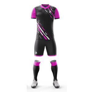 Football Kits Youth Sizes Men's <b>Soccer</b> Uniform Manufacturer Solid Color Jersey with Short Sets Athletic Sportswear Uniform - Product Image 5