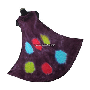 Vestido de Verano Tie Dye para Mujer, Hermoso y Atractivo, Sin Mangas, Elegante, Casual, Sexy, Vestido Tipo Paraguas - Product Image 4