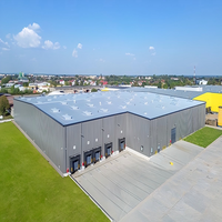 Structure métallique préfabriquée en H pour atelier d'usine ou bâtiment préfabriqué