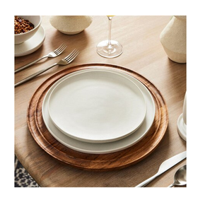 Plato de Madera para Servir con un Diseño Excelente, Plato de Madera para Cena, Más Vendido - Product Image 1