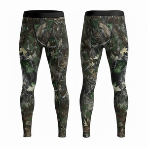 Leggings de compression à motif camouflage intégral pour l'été, pantalons de sport très extensibles, légers et décontractés pour la course et le fitness - Product Image 3