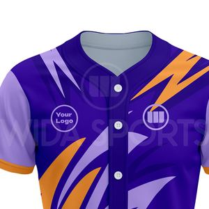 เสื้อเบสบอลแบบสั่งทำพิเศษ ไซส์พลัส คุณภาพสูง ระบายอากาศได้ดี แห้งเร็ว เหมาะสำหรับฤดูร้อนและฤดูใบไม้ผลิ ชุดทีม OEM ODM ผู้ผลิต ผู้จัดจำหน่ายขายส่ง - Product Image 4