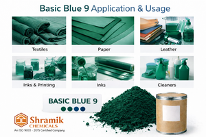 Poudre de colorant bleu de base chimique Shramik 9 CI 52015 (Bleu de Méthylène) – Colorant Cationique pour Textile, Papier, Cuir et Encre - Product Image 4