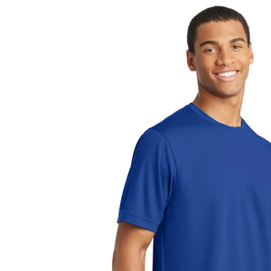 <b>100</b>% <b>Polyester</b> Dry Fit T-<b>Shirt</b> Solid Pattern Custom Logo Printed Sublimation Blanks Plain Men's T-<b>Shirt</b> with customization. - Product Image 2