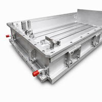 Boîtiers de stockage d'énergie en aluminium refroidis par liquide, testés pour la tenue des fuites, usinés et soudés par CNC, fabriqués dans le Jiangsu