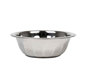 Bol de service en acier inoxydable pour buffet, récipient rond profond en métal pour salades, fruits, riz, en-cas et desserts - Product Image 2
