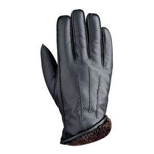 Gants et mitaines en cuir thermique de couleur personnalisée pour adultes, accessoires chauds d'hiver, doublure en laine, fabriqués au Pakistan, qualité supérieure - Product Image 6