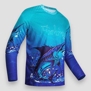 Sublimación personalizada, camisas de pesca para hombre, manga larga, poliéster transpirable, logotipo personalizado, sublimación, Jersey de pesca - Product Image 1