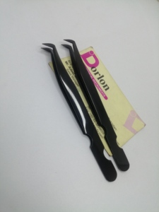 Pinzas Profesionales para Extensión de Pestañas de Acero Inoxidable, Pinzas para Volumen de Pestañas, Pinzas para Extensión de Pestañas Postizas con Logotipo Personalizado - Product Image 3