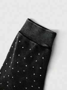 All Over <b>Rhinestone</b> Zip Up Hoodies Sparkle Crystal Studded Oversized Fit Streetwear Fleece Custom Logo Cotton <b>Jacket</b> for Men - Product Image 6