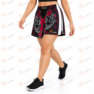 Shorts de course personnalisés pour femmes, sublimation, respirants, vêtements de sport athlétiques pour la remise en forme, la salle de sport, l'entraînement, le basketball - Product Image 3