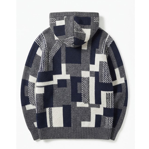 High Density Heavy Cotton Jersey Knitted Winter Hoodie Factory Custom Digital Printing Acid Wash Vintage Style Casual Men's - Product Image 6