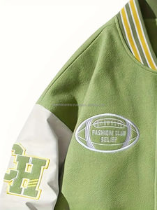 Chaqueta de béisbol universitaria de lana unisex para hombre con capucha Letterman Puffer Style Winter Satin Canvas Fabric XL Size jacket para hombre - Product Image 4