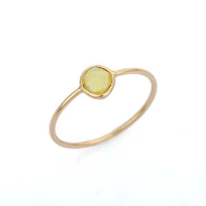 14K Yellow <b>Gold</b> Marquise <b>Opal</b> Solitaire Wedding <b>Ring</b> for Women - Product Image 3