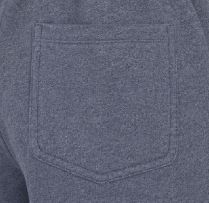 Pantalones Cortos Personalizados para Hombre en Gris Jaspeado, Pantalones Cortos Deportivos de Algodón Premium, Pantalones Cortos Casuales con Cordón para Verano, Venta al Por Mayor, Jersey de Felpa de Alta Calidad - Product Image 5