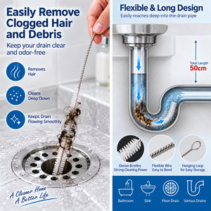 Premium sink cleaning tool flexible nylon scrubber drain scrub <b>brush</b> - Product Image 4