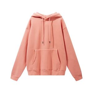 เสื้อฮู้ดดี้ผ้าฟลีซแบบ unisex สำหรับฤดูหนาว มีเชือกผูก ปักลาย ดีไซน์สตรีทแวร์ทรงโอเวอร์ไซส์ ไหล่ตก มีกระเป๋า - Product Image 6