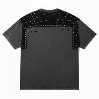 T-shirt de marque pour hommes européens 100% coton artisanat exquis motif animal coloré mode extérieure décontracté col rond manches courtes