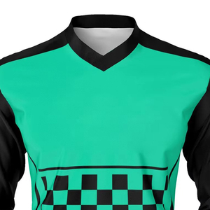 Vente en gros de maillots de motocross personnalisés de haute qualité pour équipes sportives, design personnalisé, respirant, manches longues, impression numérique pour adultes - Product Image 5
