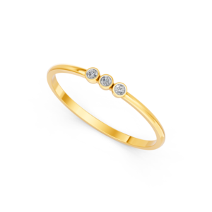 Anillo de Oro Sólido de 14K, 9K, 10K y 18K con Diamante de Laboratorio, Certificado IGI, Fabricante de Joyería Fina Ética, Venta al Por Mayor, RJC OEM ODM R101749 - Product Image 1