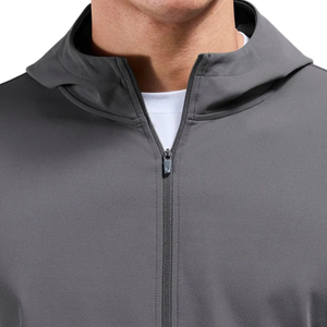Sweat à capuche zippé Performance Jersey, vêtements de sport personnalisés, sweat à capuche entièrement zippé, entraînement athlétique, gym, tenue décontractée, vêtements de sport - Product Image 6