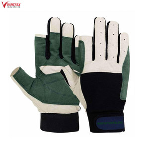 Guantes de Vela de Alto Rendimiento con Ajuste Sin Costuras, Palma de Cuero Reforzado y Calidad Superior para Climas Extremos - Product Image 3