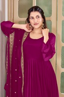 Magnifique Salwar Kameez indien pakistanais en tissu Georgette, avec broderie fantaisie, élégant, séchage rapide, pour fêtes, mariages et occasions décontractées