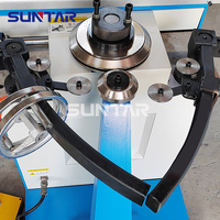 Machine de pliage de coude ronde de petite taille pour la fabrication de conduits d'air ronds, fournie par l'usine