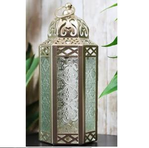 Lámpara de mesa hecha a mano de calidad premium estilo nique para decoración del hogar y balcón, juego de 2 faroles colgantes para velas. - Product Image 5