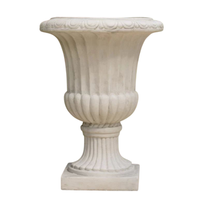 Urne de jardin en métal noir de qualité supérieure, pot à fleurs d'extérieur, style vintage, jardinière pour la décoration de la maison, urnes de jardin faites à la main - Product Image 4