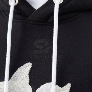 เสื้อฮู้ดดี้ปักลายแบบสั่งทำพิเศษสำหรับผู้ชาย ผลิตในปากีสถาน แขนยาว ขายดี - Product Image 4