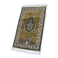 Tapis de prière islamique fait main de haute qualité 2026, lavable, style Dubaï, pour pèlerinage musulman, utilisation domestique, portable, imperméable