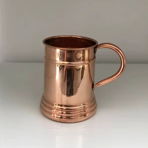 Metal Copper <b>Mug</b> <b>Set</b> Best Seller Drinking Pure Copper <b>mug</b> Modern Business Gift Hand Grip Insulated Tumbler - Product Image 1